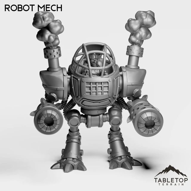 Tabletop Terrain Miniature Goblin Robot Mech
