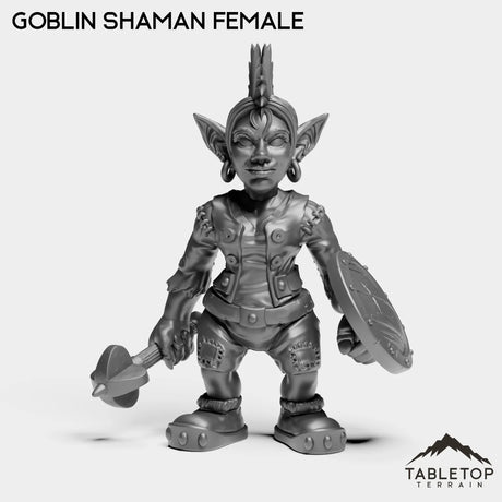Tabletop Terrain Miniature Goblin Shaman Female Goblin Starters Female