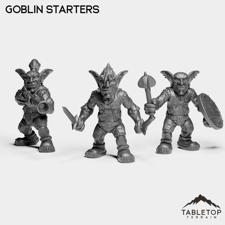 Tabletop Terrain Miniature Goblin Starters