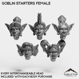 Tabletop Terrain Miniature Goblin Starters Female
