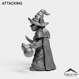 Tabletop Terrain Miniature Goblin Warlock Female