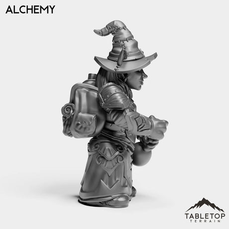 Tabletop Terrain Miniature Goblin Warlock Female