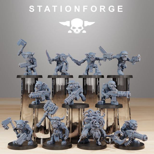 Tabletop Terrain Miniature Gobs Infantry