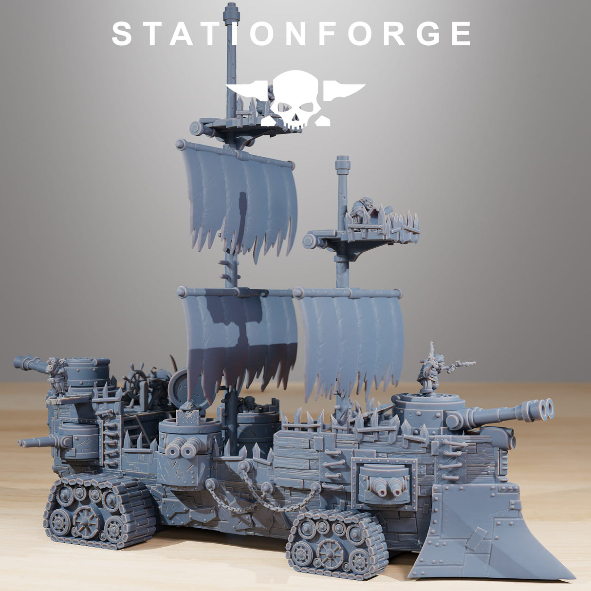 Tabletop Terrain Miniature Gobs Pearl Battle Ship