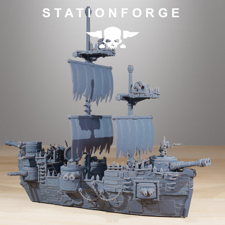 Tabletop Terrain Miniature Gobs Pearl Battle Ship