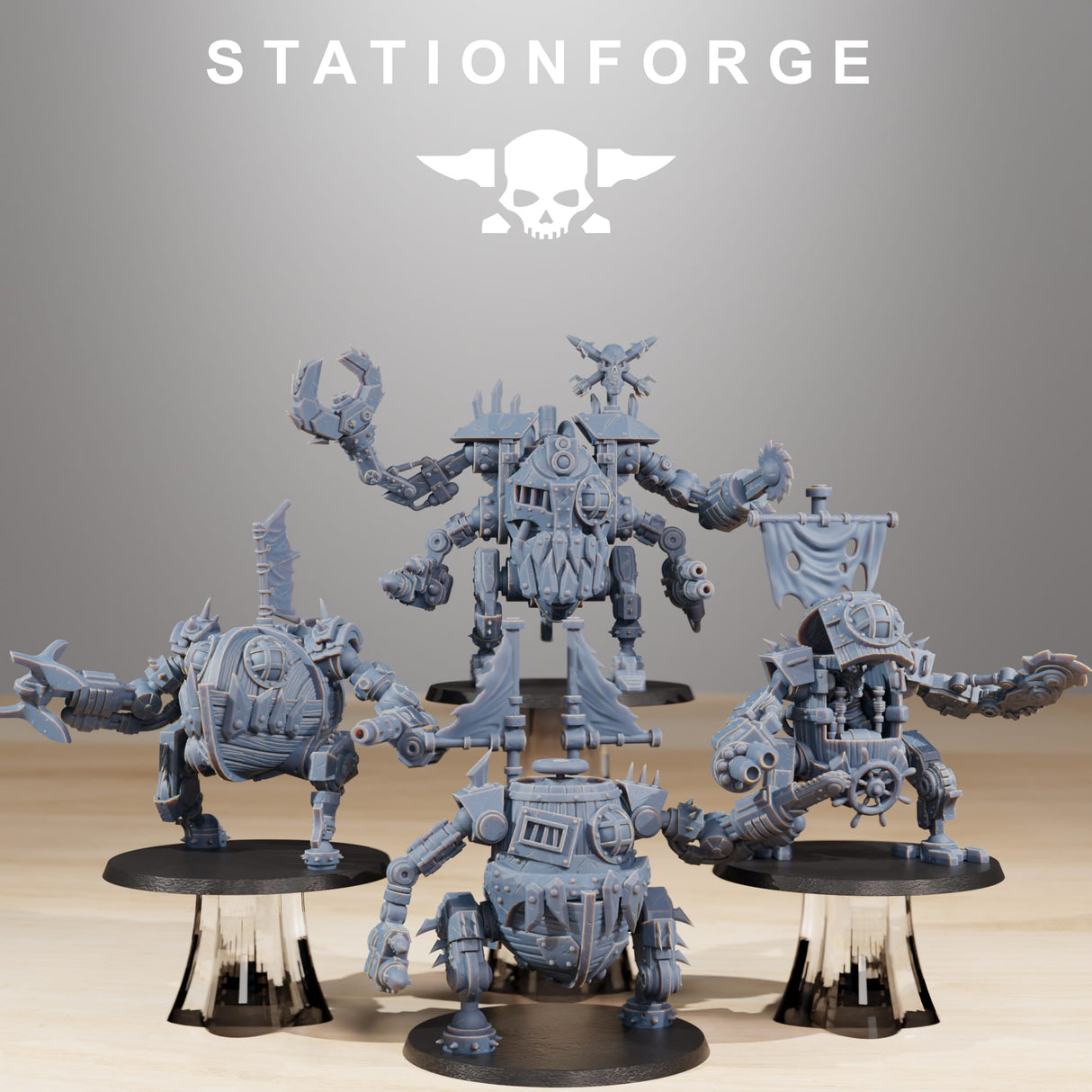 Tabletop Terrain Miniature Gobs Pirate Bots