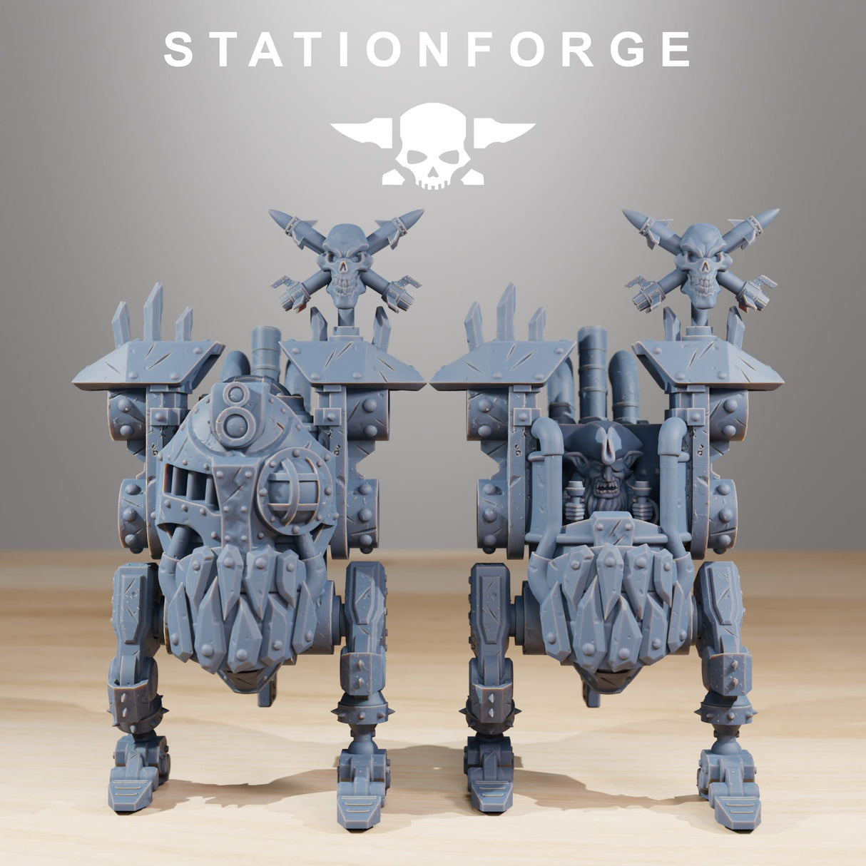 Tabletop Terrain Miniature Gobs Pirate Bots