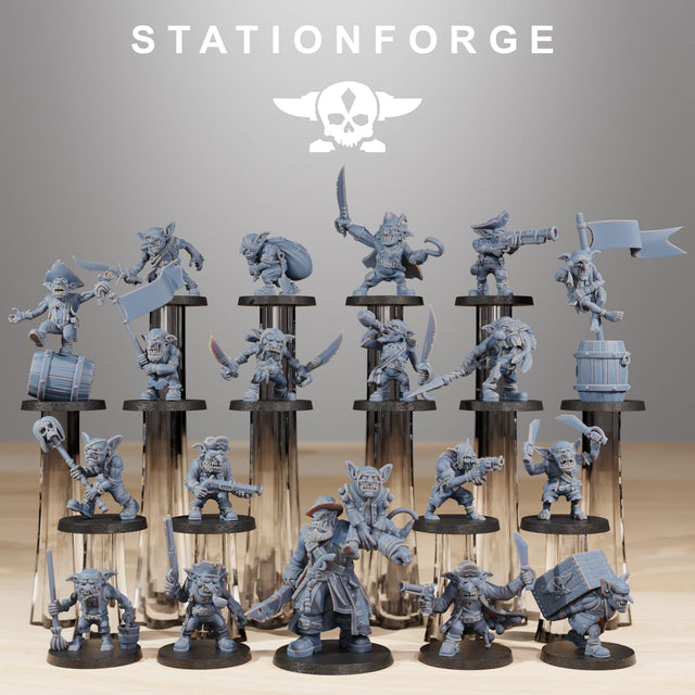 Tabletop Terrain Miniature Gobs Pirates