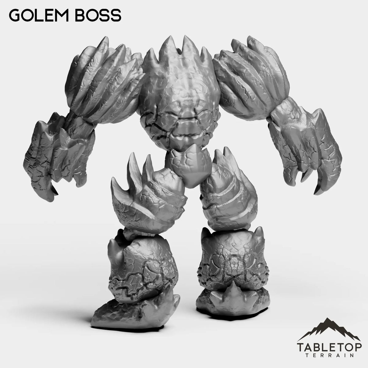 Tabletop Terrain Miniature Golem Boss