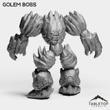 Tabletop Terrain Miniature Golem Boss