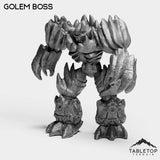Tabletop Terrain Miniature Golem Boss