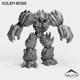Tabletop Terrain Miniature Golem Boss