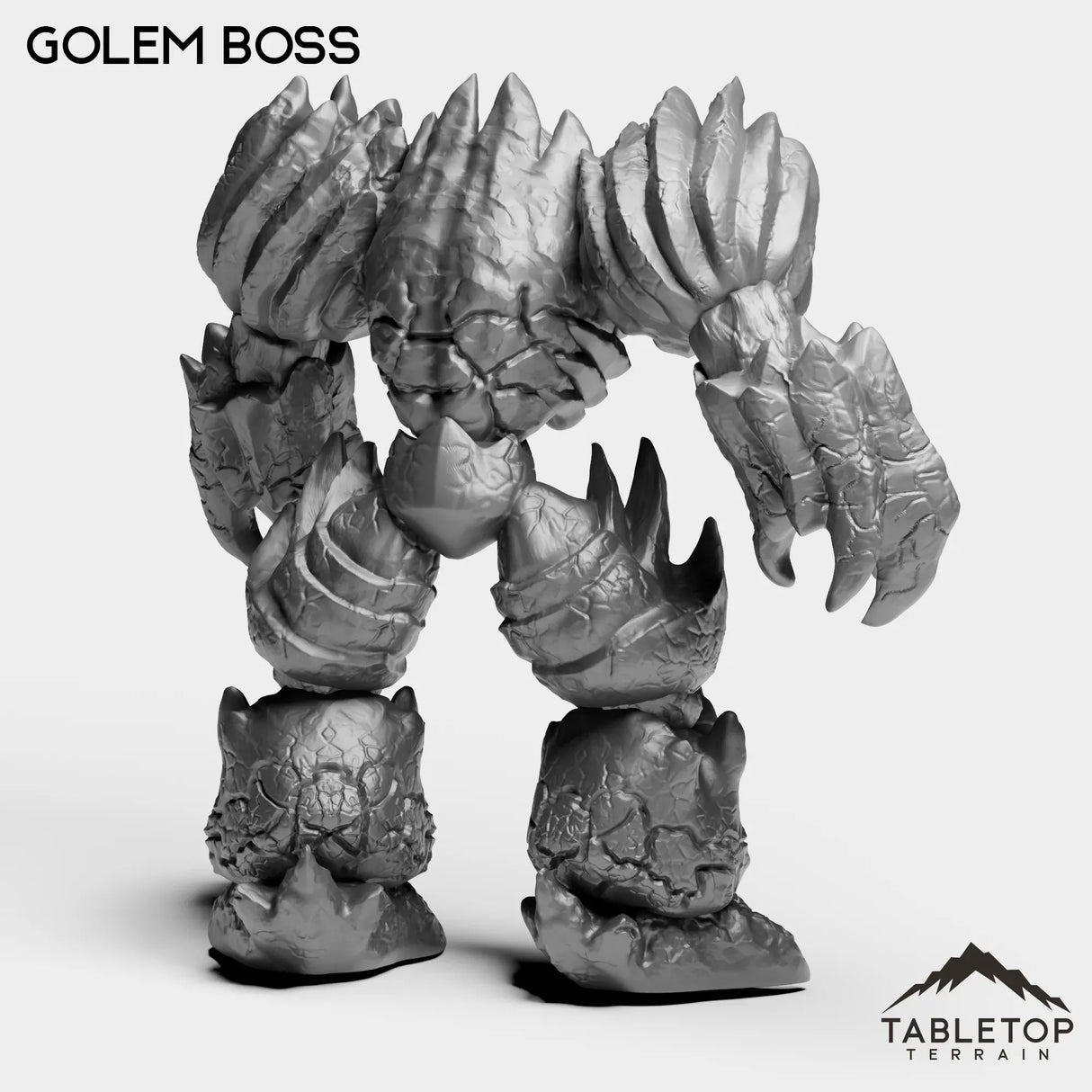 Tabletop Terrain Miniature Golem Boss