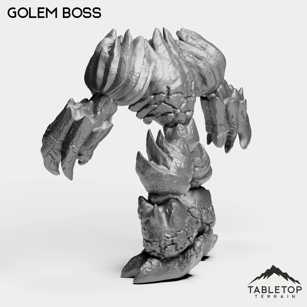 Tabletop Terrain Miniature Golem Boss