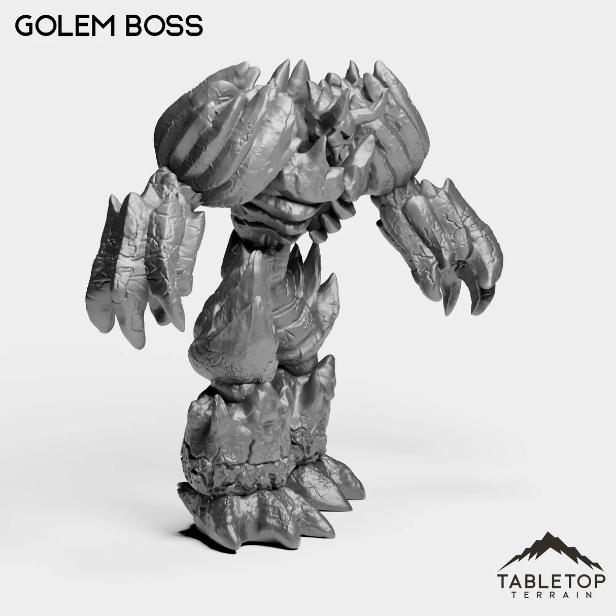 Tabletop Terrain Miniature Golem Boss
