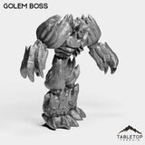 Tabletop Terrain Miniature Golem Boss