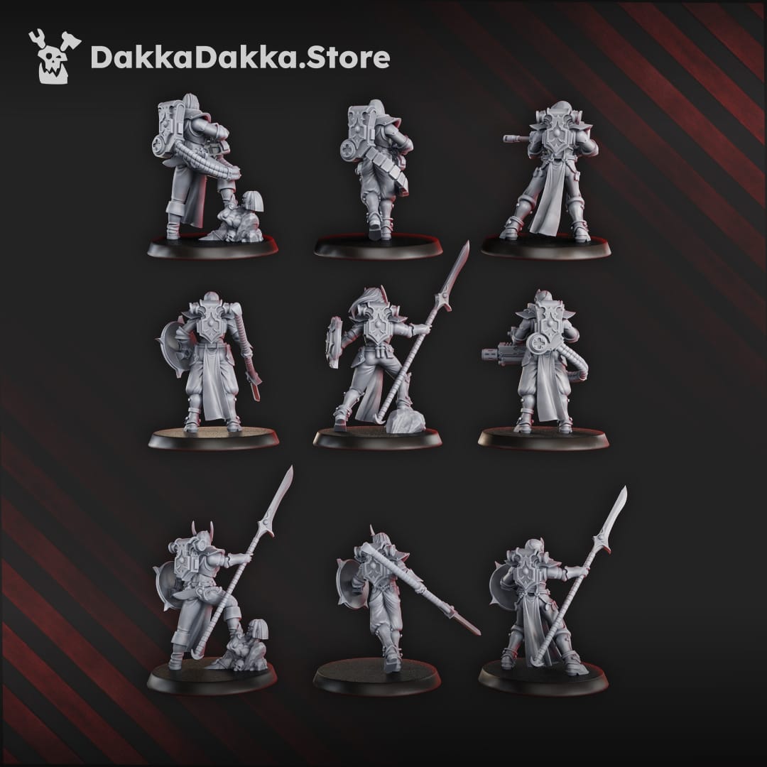 Tabletop Terrain Miniature Gomorrah Idolaters Squad (x19)