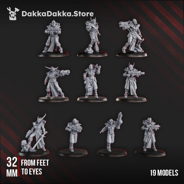 Tabletop Terrain Miniature Gomorrah Idolaters Squad (x19)
