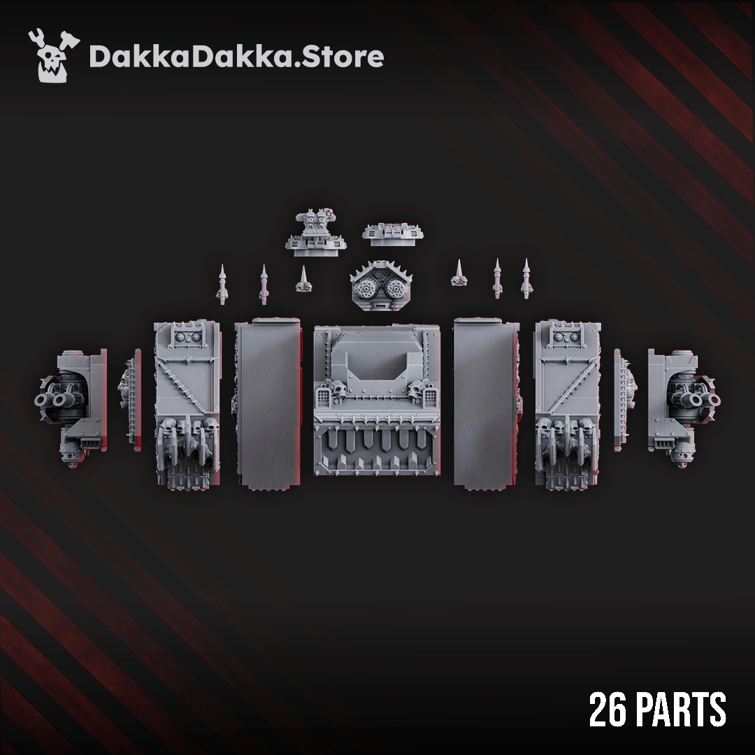 Tabletop Terrain Miniature Gorelords Automated Storm Vehicle