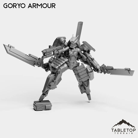 Tabletop Terrain Miniature Goryo Armour - Street Samurai