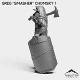 Tabletop Terrain Miniature Greg ''Smasher'' Chomsky - Hashtag Rioters