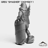 Tabletop Terrain Miniature Greg ''Smasher'' Chomsky - Hashtag Rioters