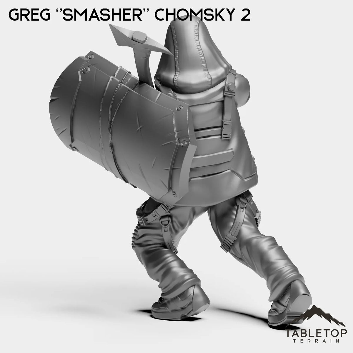 Tabletop Terrain Miniature Greg ''Smasher'' Chomsky - Hashtag Rioters