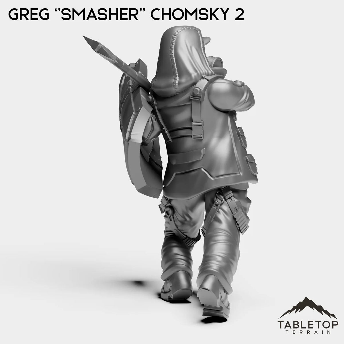 Tabletop Terrain Miniature Greg ''Smasher'' Chomsky - Hashtag Rioters