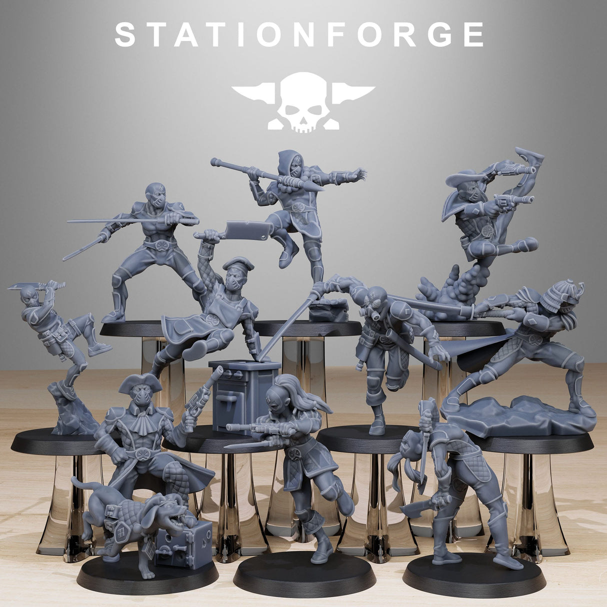 Tabletop Terrain Miniature GrimCorp Jesters