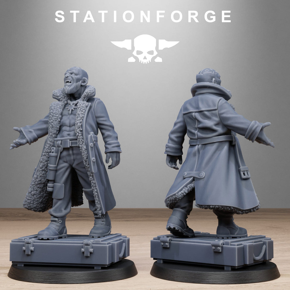 Tabletop Terrain Miniature GrimCorp Scrap Operatives