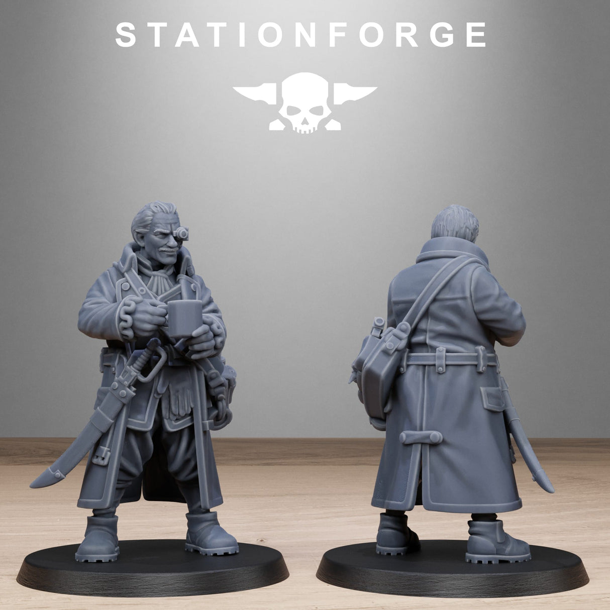 Tabletop Terrain Miniature GrimCorp Scrap Operatives