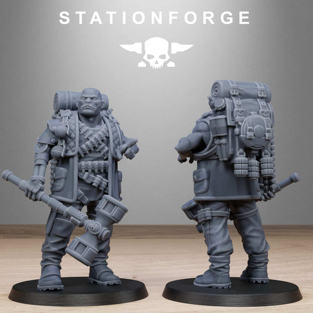 Tabletop Terrain Miniature GrimCorp Scrap Operatives
