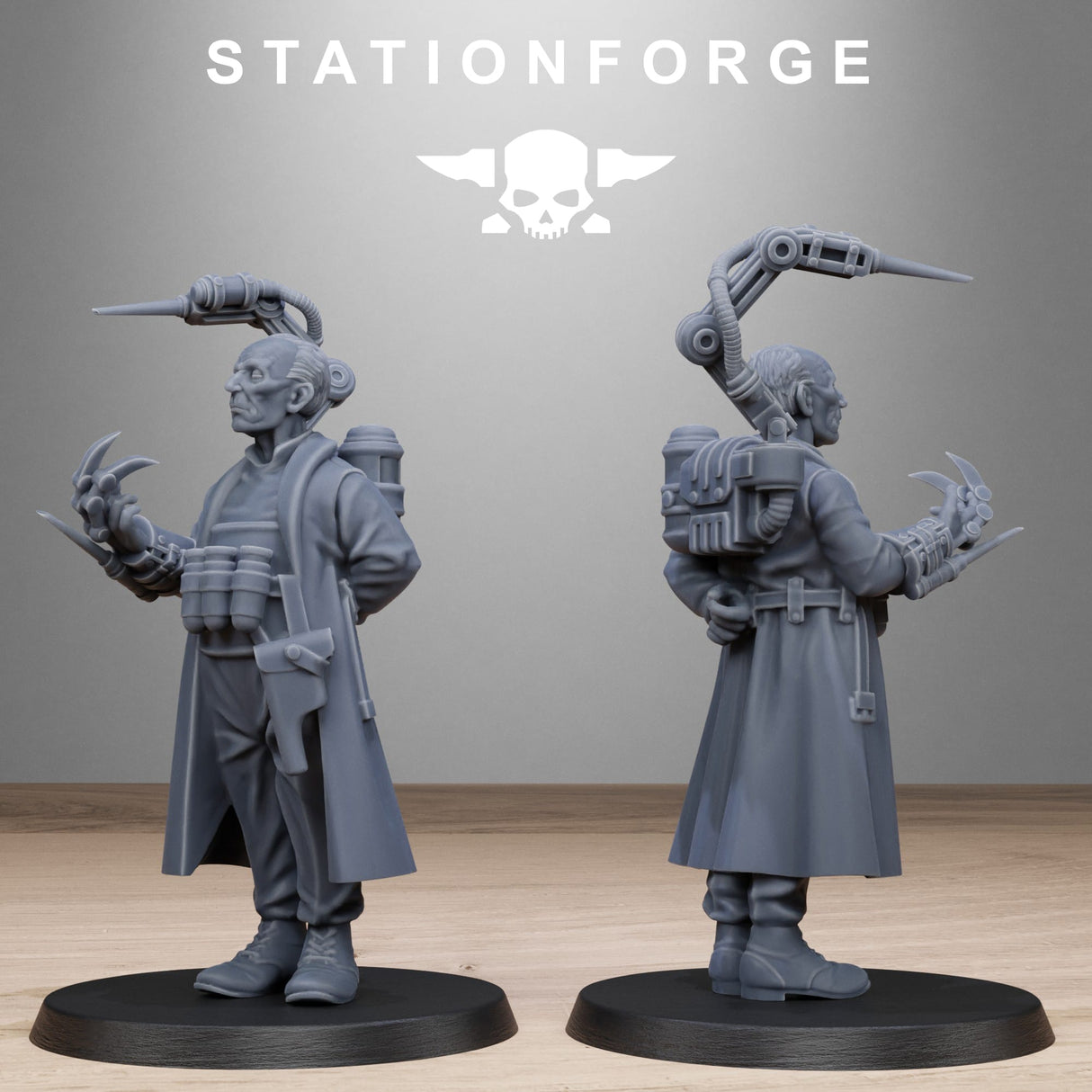 Tabletop Terrain Miniature GrimCorp Scrap Operatives