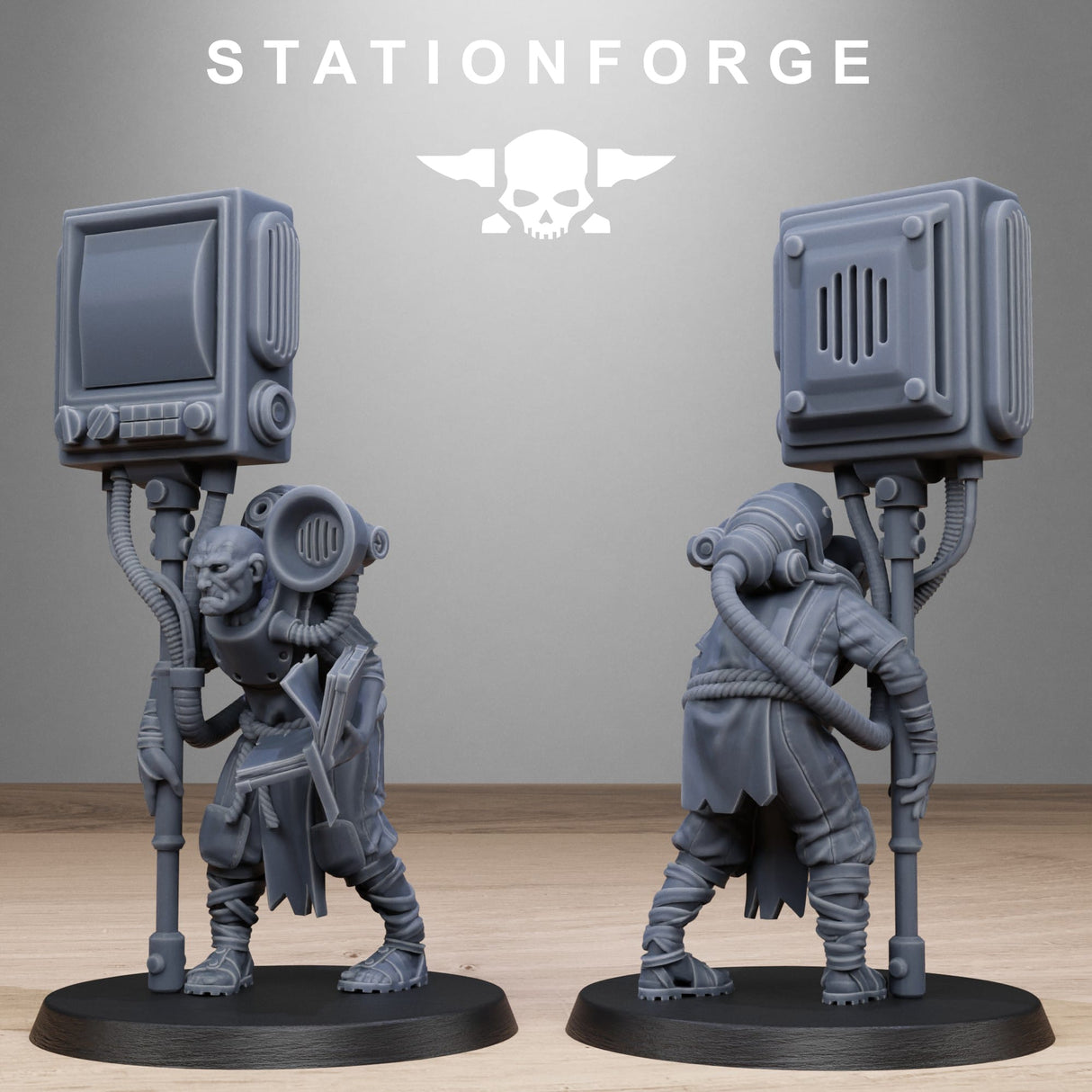 Tabletop Terrain Miniature GrimCorp Scrap Operatives