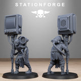 Tabletop Terrain Miniature GrimCorp Scrap Operatives