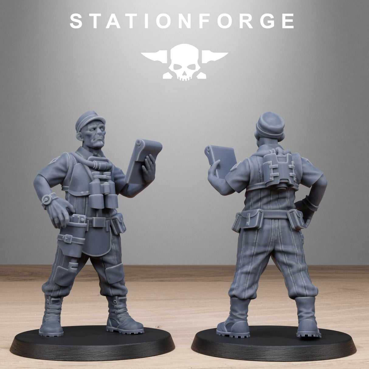 Tabletop Terrain Miniature GrimCorp Scrap Operatives