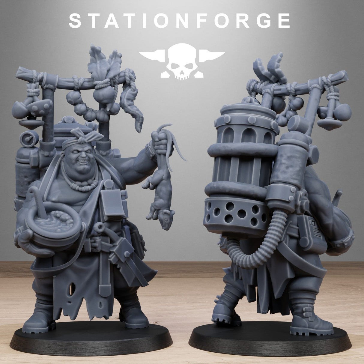 Tabletop Terrain Miniature GrimCorp Scrap Operatives