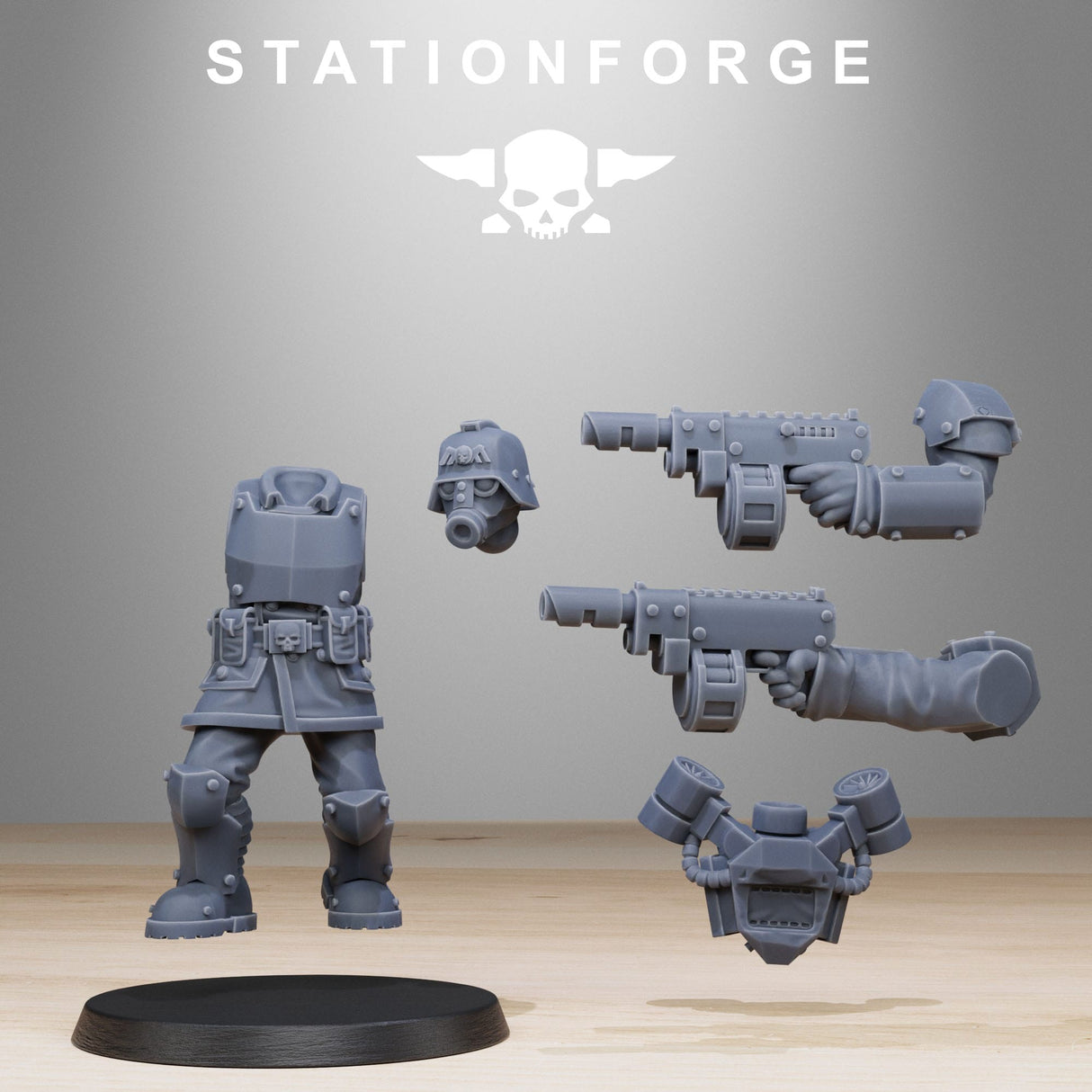 Tabletop Terrain Miniature GrimGuard Aero Troops