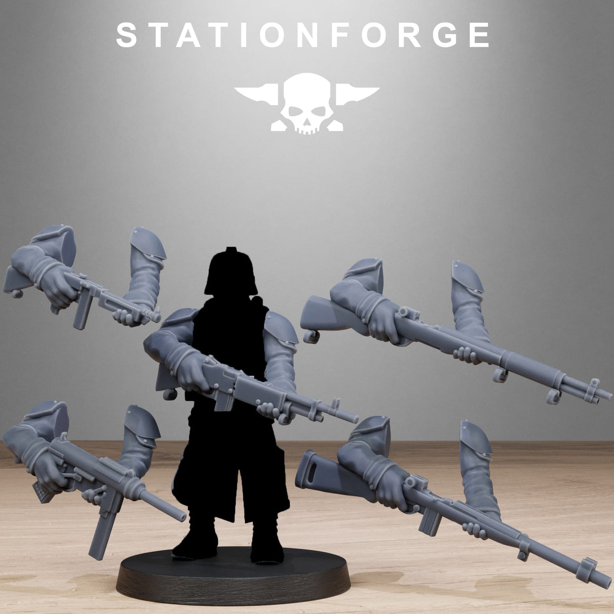 Tabletop Terrain Miniature GrimGuard American Weapon Pack