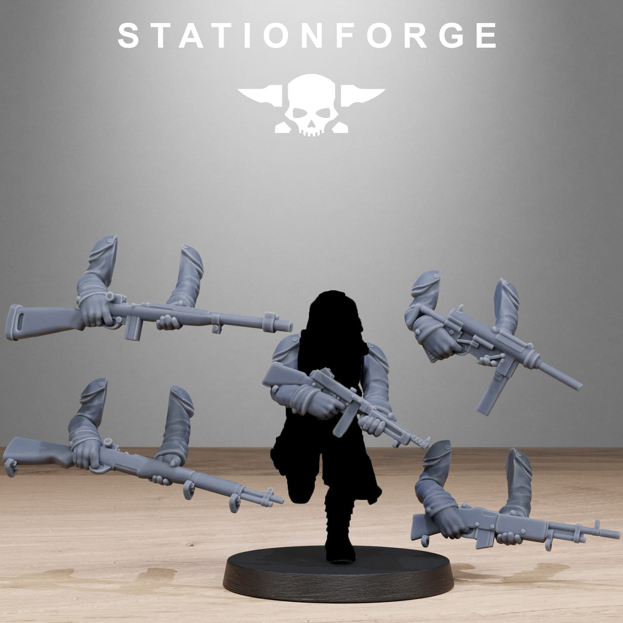 Tabletop Terrain Miniature GrimGuard American Weapon Pack