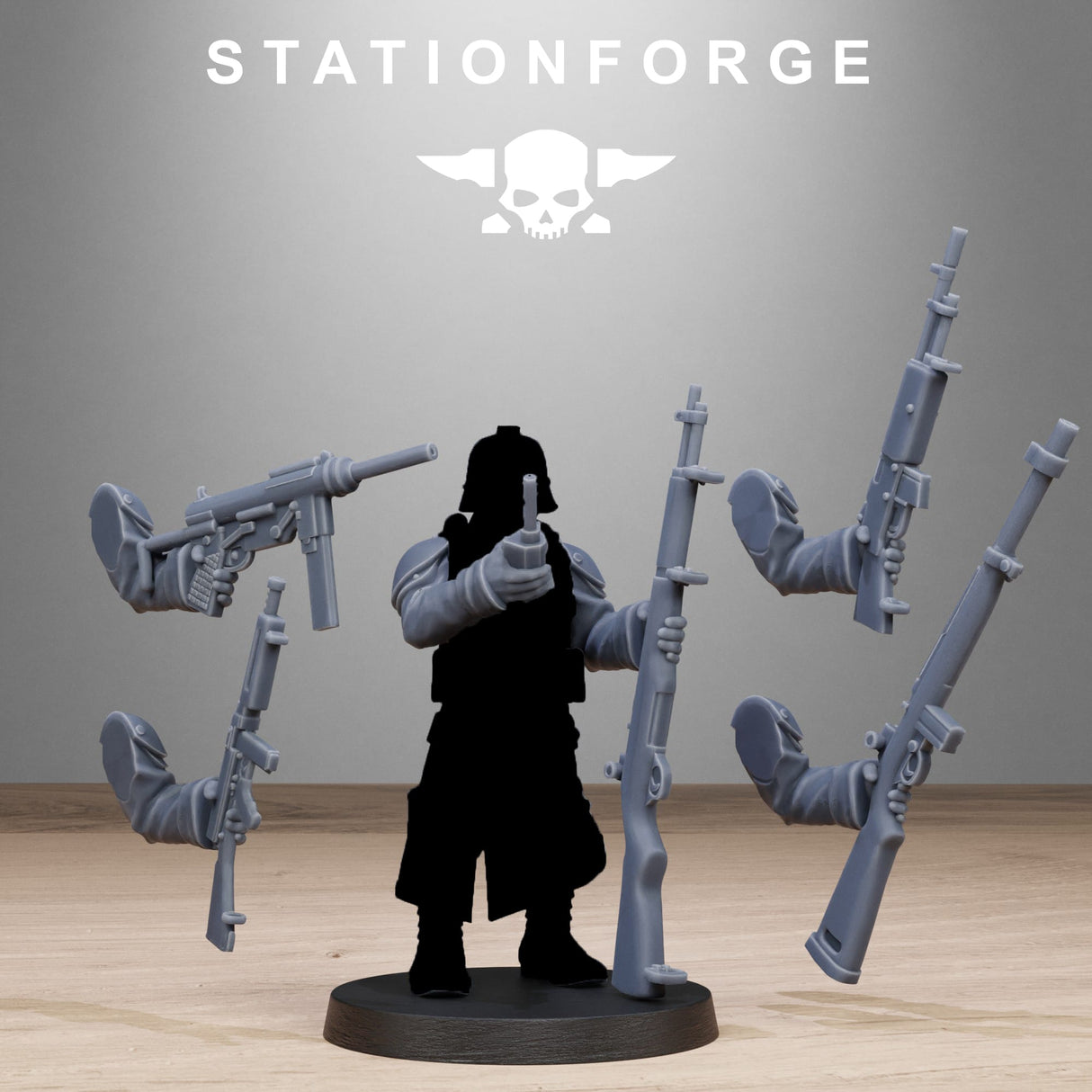 Tabletop Terrain Miniature GrimGuard American Weapon Pack