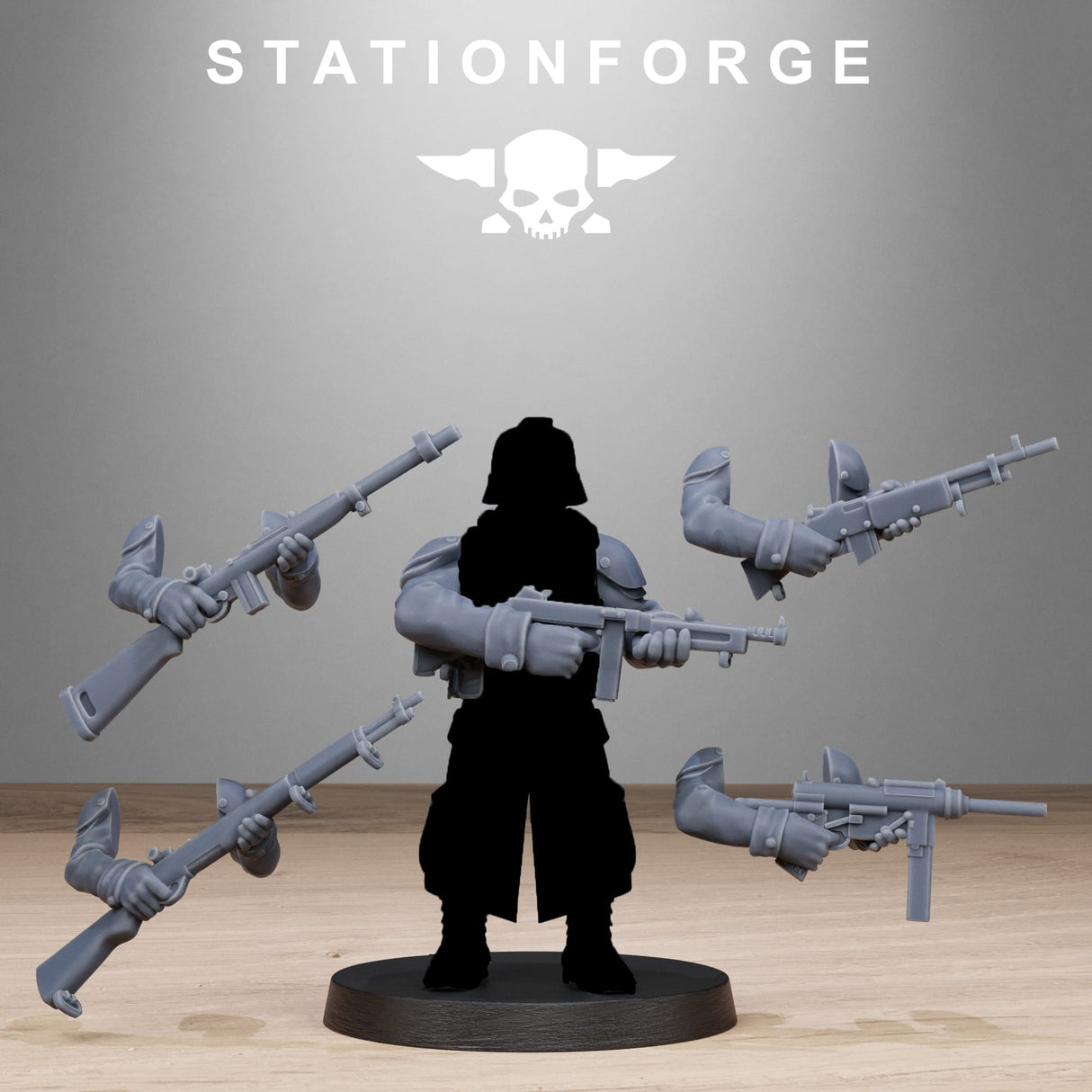 Tabletop Terrain Miniature GrimGuard American Weapon Pack