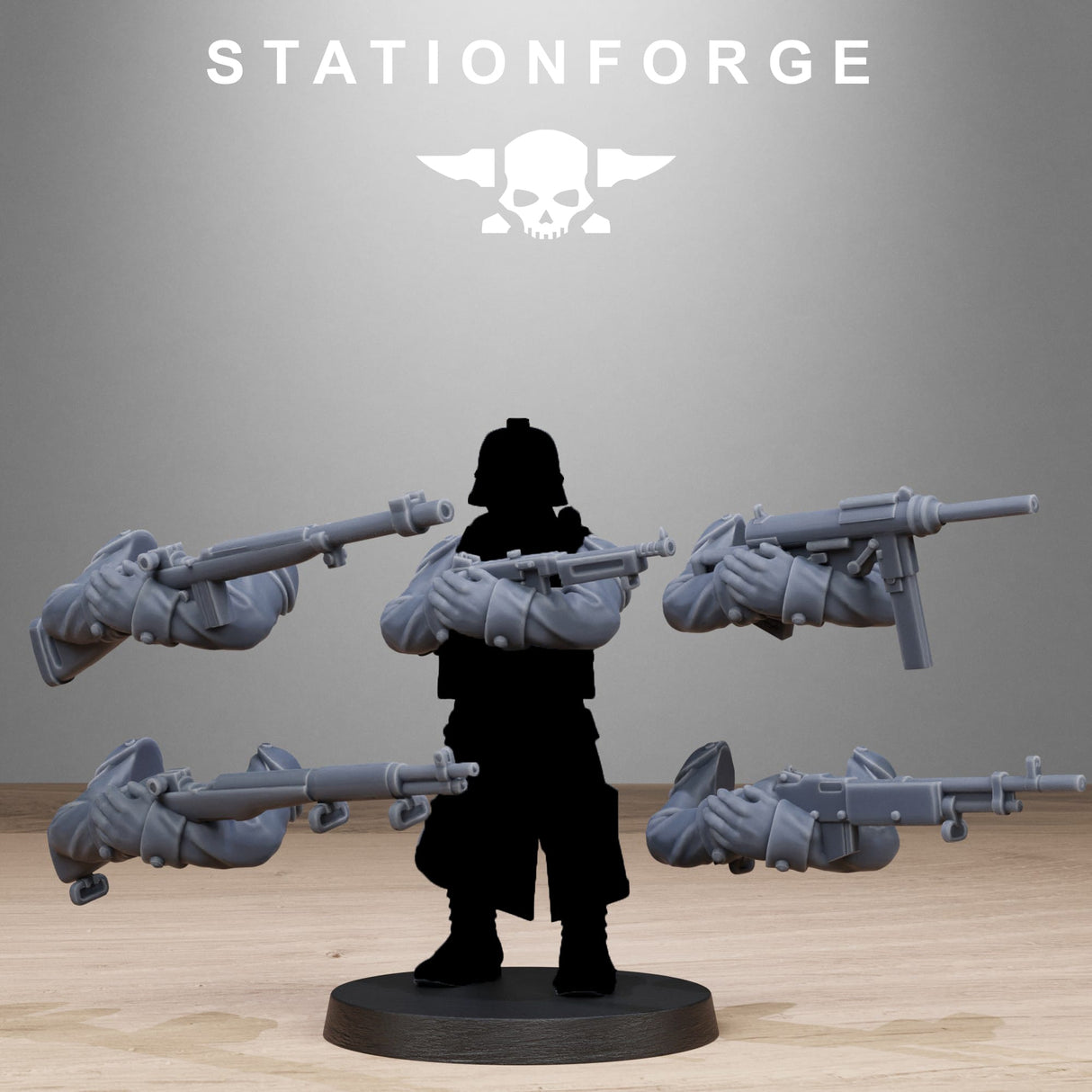 Tabletop Terrain Miniature GrimGuard American Weapon Pack