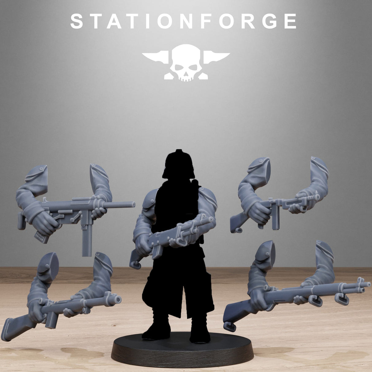 Tabletop Terrain Miniature GrimGuard American Weapon Pack
