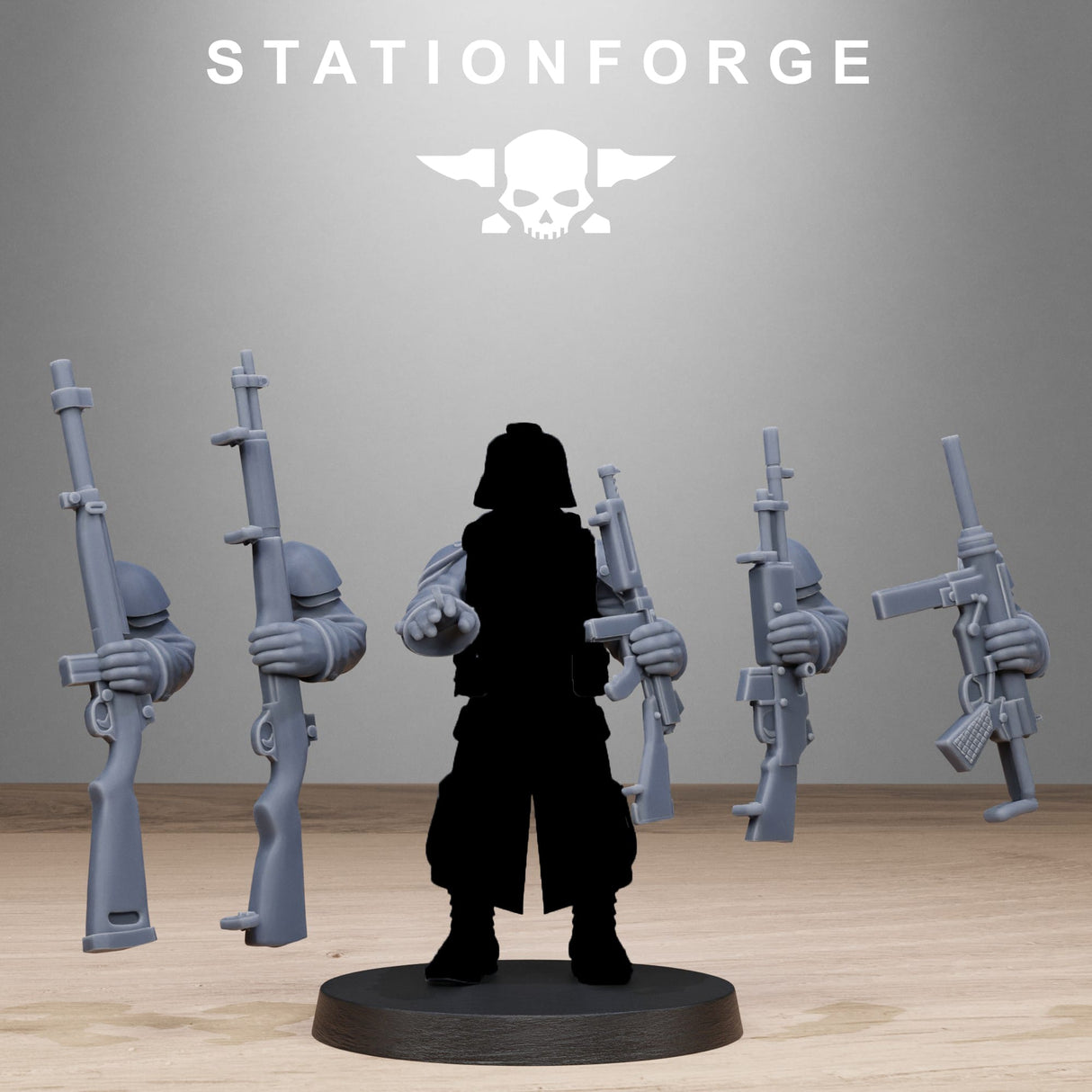 Tabletop Terrain Miniature GrimGuard American Weapon Pack