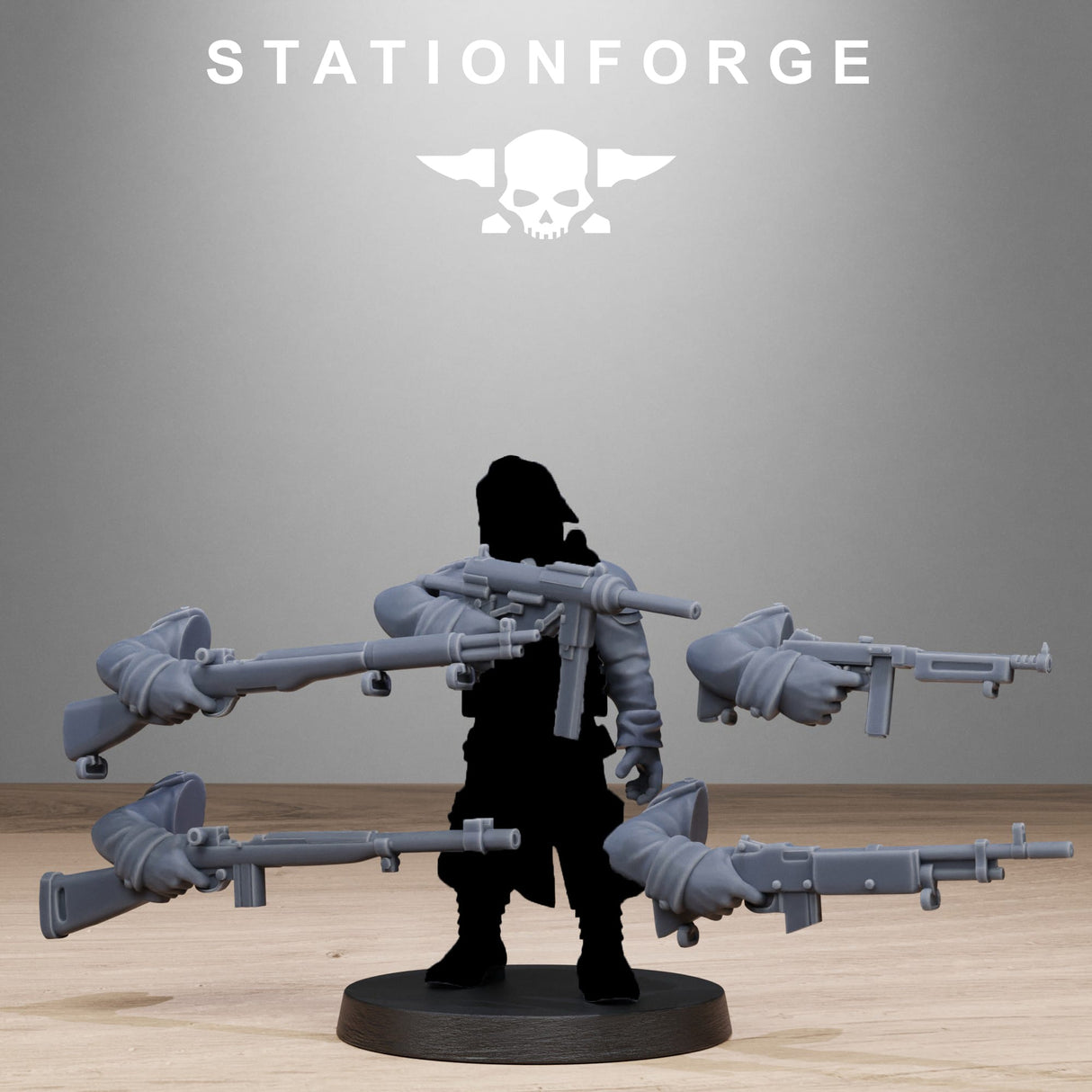 Tabletop Terrain Miniature GrimGuard American Weapon Pack
