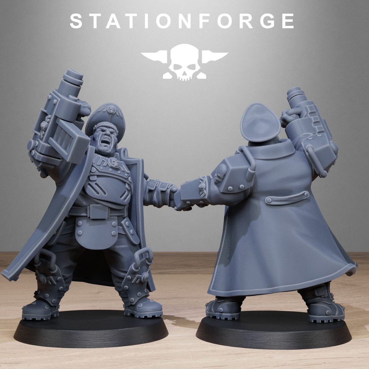 Tabletop Terrain Miniature GrimGuard Armored Mutants