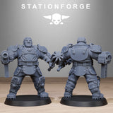 Tabletop Terrain Miniature GrimGuard Armored Mutants
