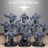 Tabletop Terrain Miniature GrimGuard Armored Mutants