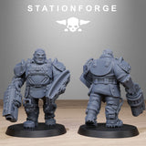 Tabletop Terrain Miniature GrimGuard Armored Mutants